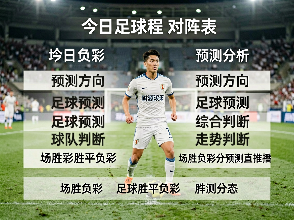 今日足球赛程与对阵表
